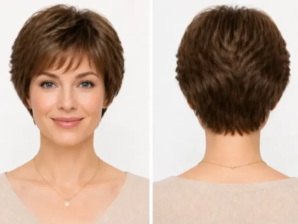 Whole handmade medical premium fiber wig
