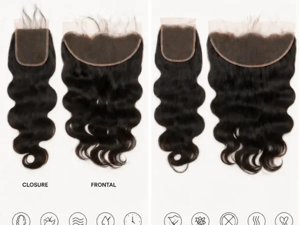 Chinese Manufacturer Lace Closures and Frontals High Quality