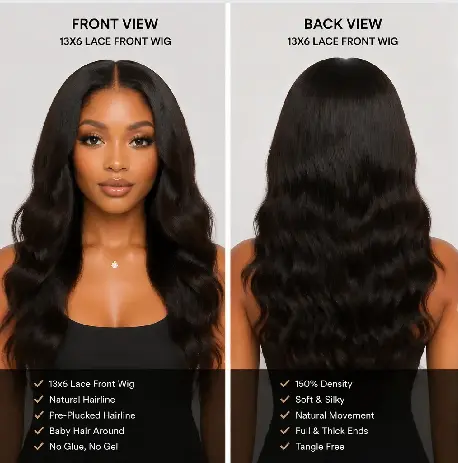 13×6 Lace Front Wigs