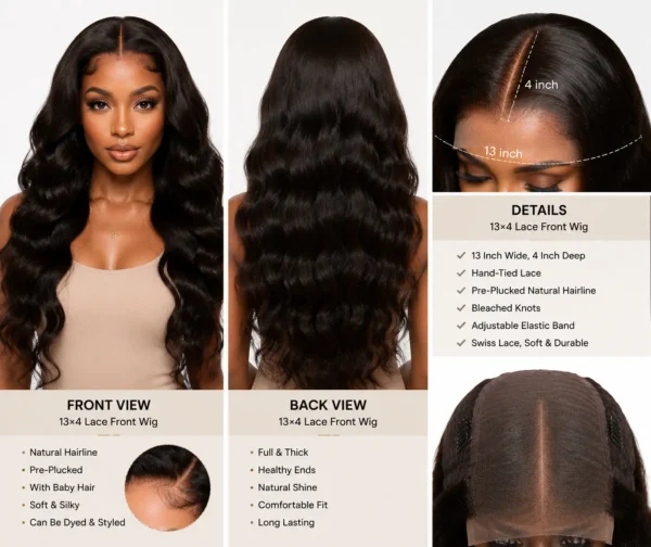 13×4 Lace Front Wigs