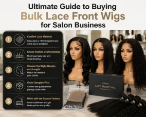 Ultimate Guide to Buying Bulk Lace Front Wigs for Salon businesses