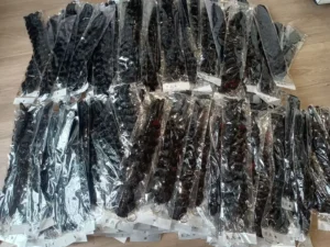 Assorted bulk Wholesale Human Hair wigs and hair bundles display