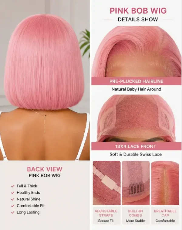 Pink Bob Wig: A Buying Guide for Wholesalers and Retailers on This Fashion Sensation