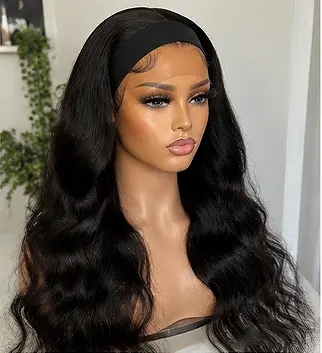 HD lace headband wigs wholesale with natural hairline