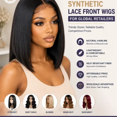 affordable-synthetic-lace-front-wigs-global-retailers Affordable synthetic lace front wigs wholesale supply for global retailers and online stores