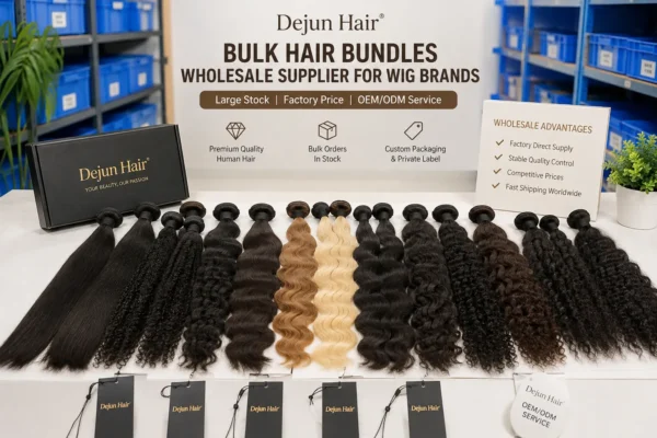 Bulk hair bundles wholesale supplier for wig brands and hair businesses