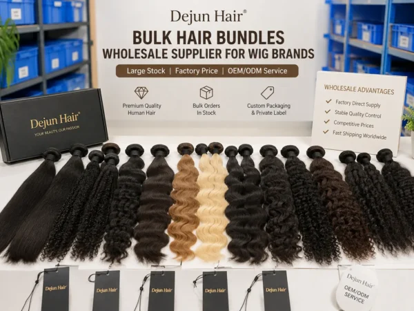 Bulk hair bundles wholesale supplier for wig brands and hair businesses