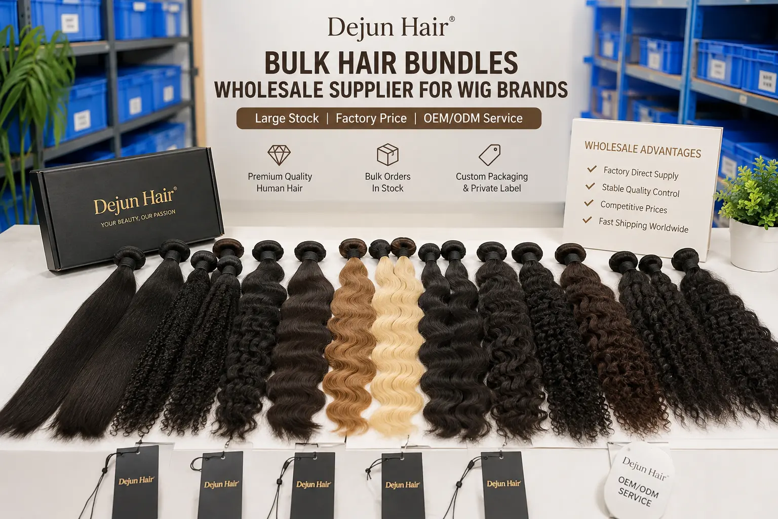 Bulk hair bundles wholesale supplier for wig brands and hair businesses