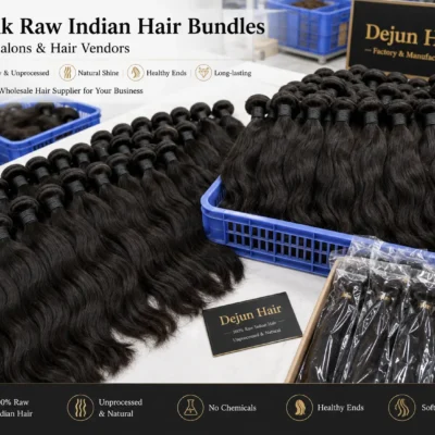 Bulk Raw Indian hair bundles wholesale for salons, hair vendors and beauty businesses
