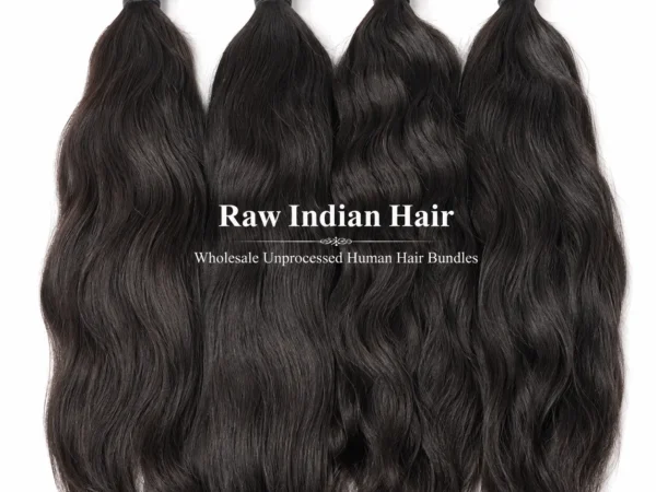 Raw Indian hair wholesale unprocessed human hair bundles for hair vendors and salons
