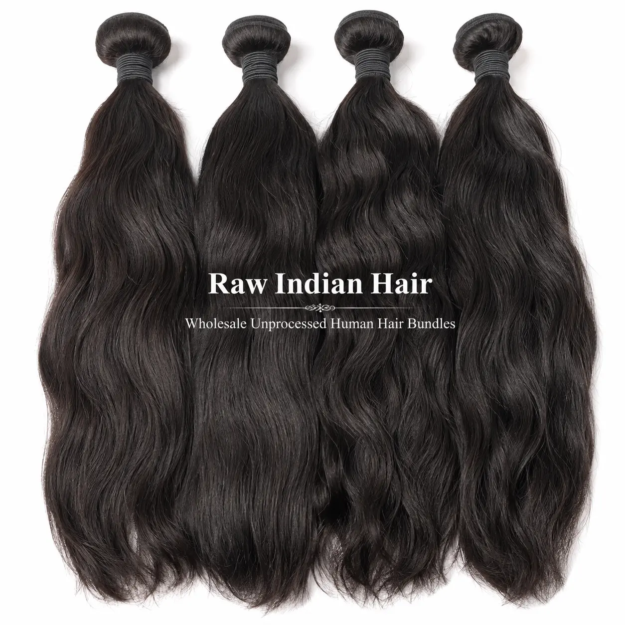 Raw Indian hair wholesale unprocessed human hair bundles for hair vendors and salons