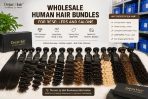 Wholesale human hair bundles for resellers, salons and professional hair vendors