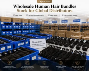 Wholesale human hair bundles stock inventory for global distributors and beauty suppliers