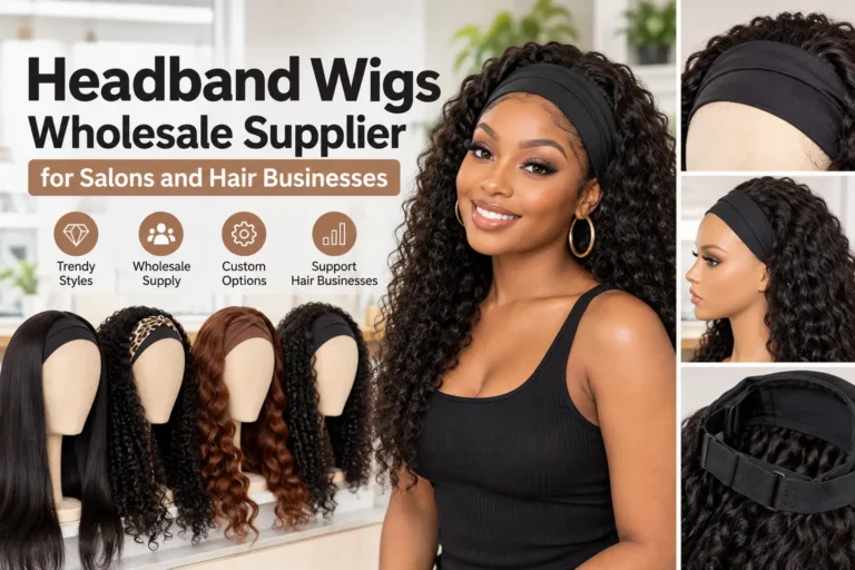 Headband wigs wholesale supplier for salons and hair businesses