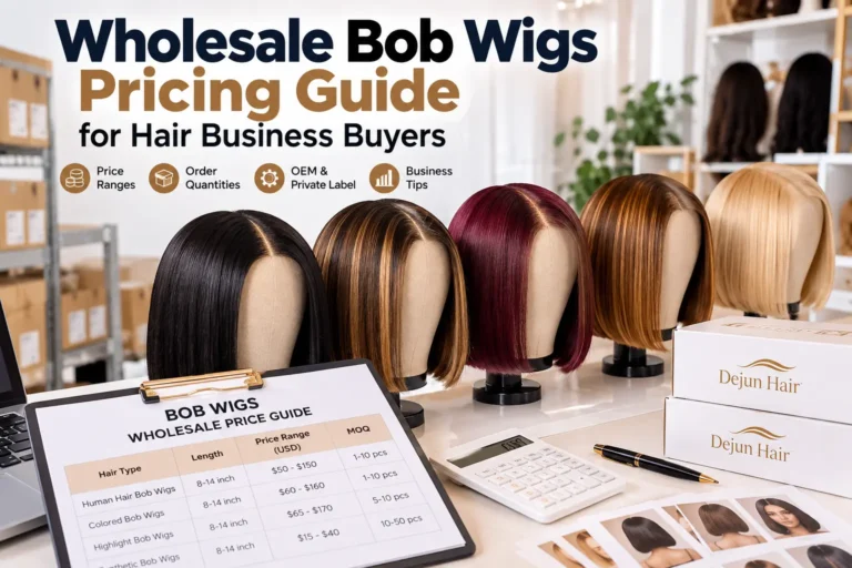 Wholesale Bob wigs pricing guide for hair business buyers